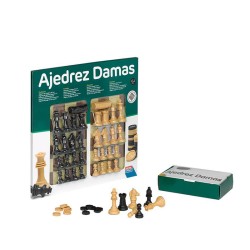 AJEDREZ-DAMAS 40 CM + ACCESORI