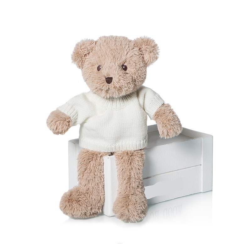 PELUCHE OSO TEDDY BEIGE CON JE