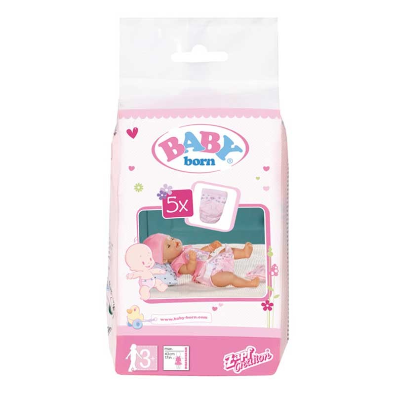 BABY BORN PACK PAÑALES