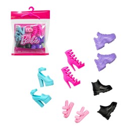 BARBIE PACK 5 ZAPATOS PARA MUÑ