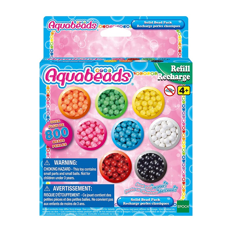 AQUABEADS PACK ABALORIOS SOLID