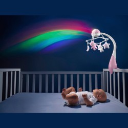 MOVIL PROYECTOR ARCOIRIS ROSA