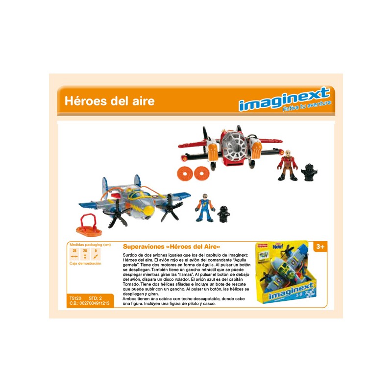 IMAGINEXT SUPERAVIONES HEROES