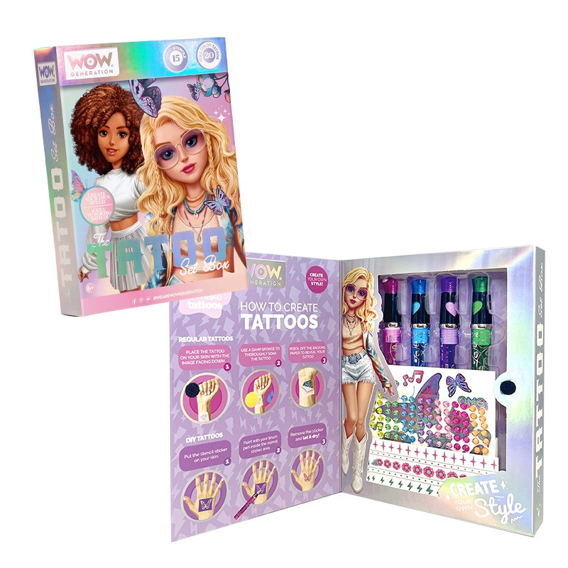 TATTOO SET CAJA CDU WOW GENERA