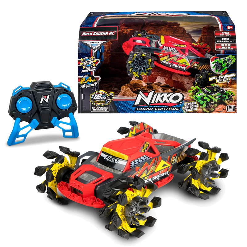 COCHE RC ROCK CRUSH  RED LIGHT