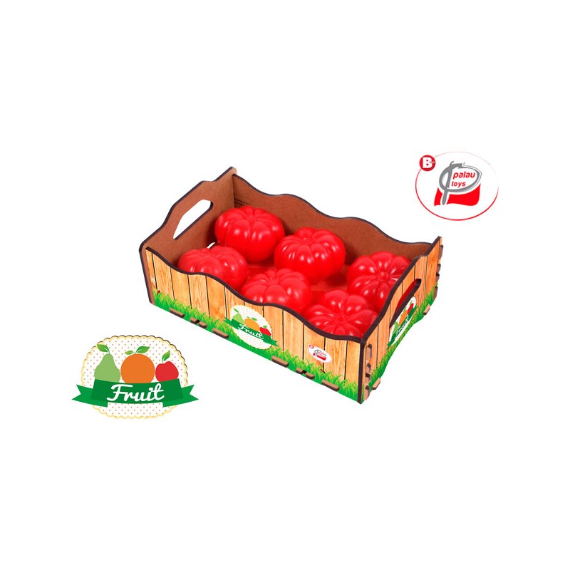 CAJA DE MADERA 6 TOMATES 24,5