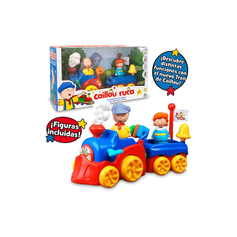 CAILLOU TREN CON SONIDOS