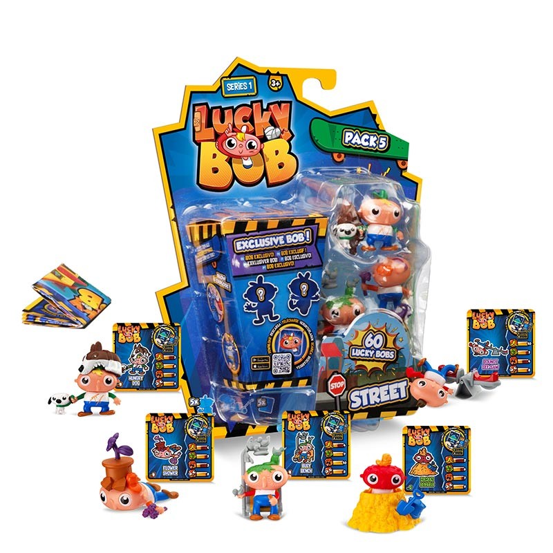 LUCKY BOB PACK 5 FIG