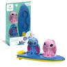 BATH TOY STITCH&ANGEL SURF