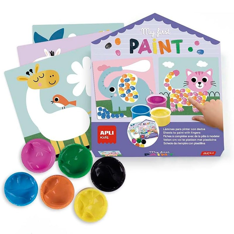 MI PRIMERA PINTURA CON DEDOS