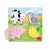 PUZZLE ANIMALES TELA GRANJA  (