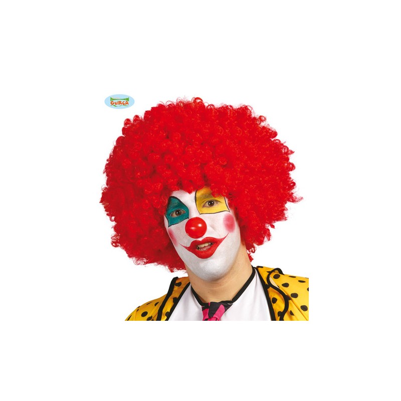 PELUCA RIZOS GIGANTE ROJA