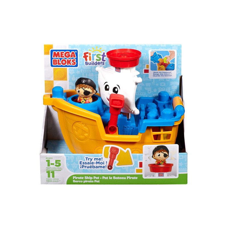 MEGA PAT BARCO PIRATA