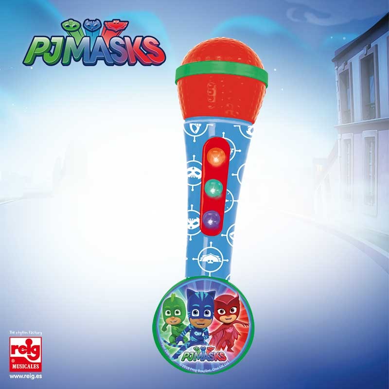 PJ MASKS MICRO DE MANO CON AMP
