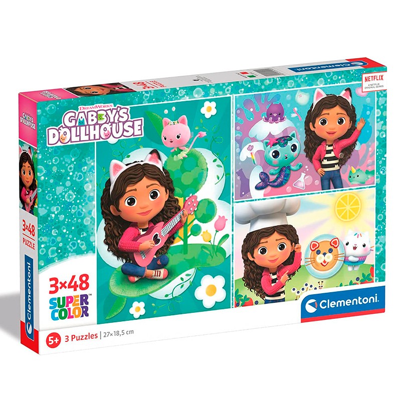 PUZZLE 3x48P LA CASA DE GABBY