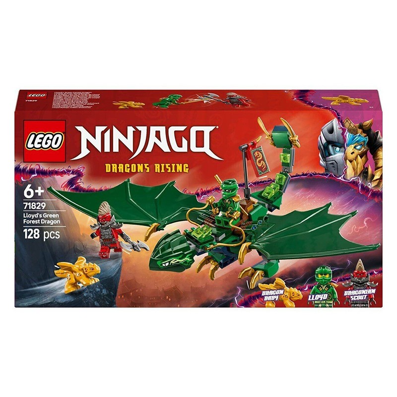 NINJAGO DRAGON VERDE DEL BOSQU