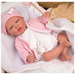 MUÑECA REBORN  40 CM ELENA ROS