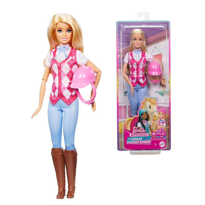 BARBIE MUÑECA JINETE EQUITACIO