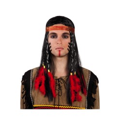 PELUCA INDIO CHEVEYO DIADEMA
