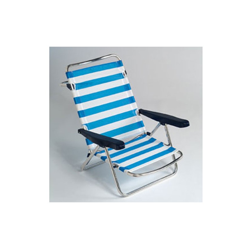 SILLA CAMA PLAYA MONOFILAMENTO ALUMINIO
